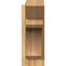 Ekena Millwork Legacy Slat Rough Sawn Outlooker, Western Red Cedar, 6"W x 16"D x 16"H OUT06X16X16LEC06RWR - alternate 2